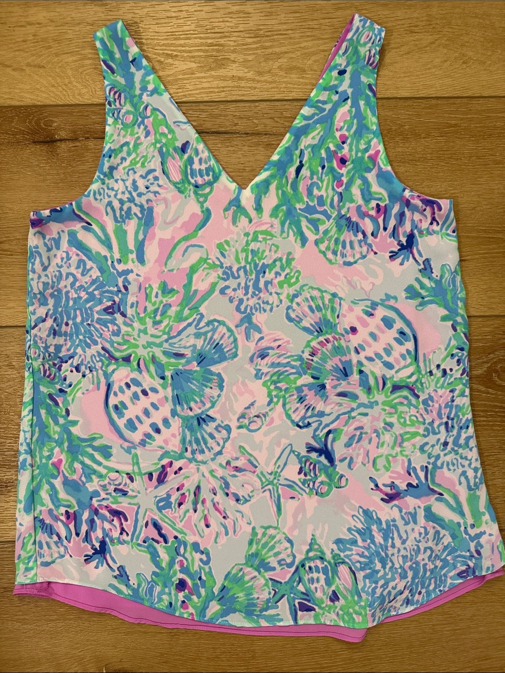 Lilly Pulitzer Florin Reversible Tank *Amethyst Tint Craysea